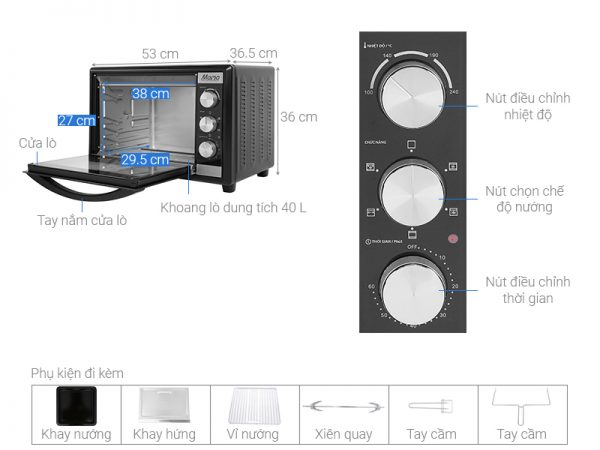 Lò nướng SUNHOUSE MAMA SHD 4240